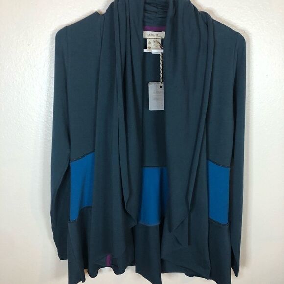 NWT. MATILDA JANE Cardigan Wonderful Parade Moody Jersey Open Cardigan Size XS - Picture 1 of 8
